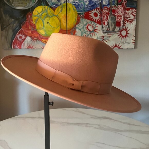 Gigi Pip Monoroe Rancher Hat Dusty Pink - S/M - NWOT main image 5
